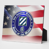 Plaque Photo 3e division d'infanterie (Côté)