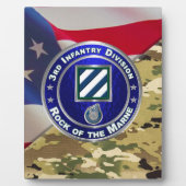 Plaque Photo 3e division d'infanterie (Devant)