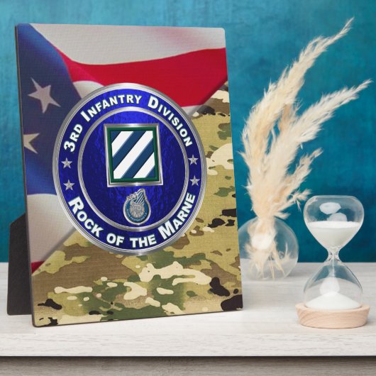 Plaque Photo 3e division d'infanterie (Côté)
