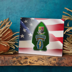 Plaque Photo 3e Groupe des forces spéciales (AIRBORNE)