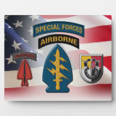 Plaque Photo 3e Groupe des forces spéciales (AIRBORNE) (Devant)