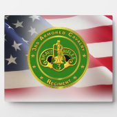 Plaque Photo 3e régiment de cavalerie blindée (Devant)