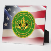 Plaque Photo 3e régiment de cavalerie blindée (Côté)