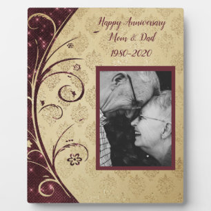 Plaque Photo 40e anniversaire