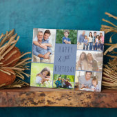 Plaque Photo 40e anniversaire 7 Collage de photos Deux tons de  (Côté)