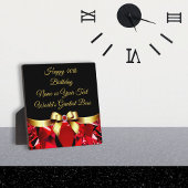 Plaque Photo 40e cadeau d'anniversaire pour patron, collègue, e