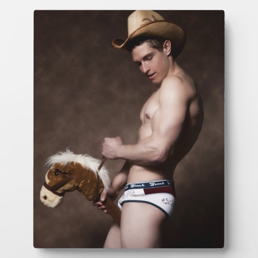 Plaque Photo 42067a Cowboy (Devant)