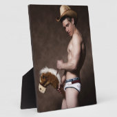 Plaque Photo 42067a Cowboy (Côté)