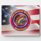 Plaque Photo 42e division d'infanterie (Devant)