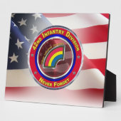 Plaque Photo 42e division d'infanterie (Côté)