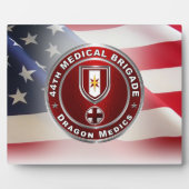 Plaque Photo 44e brigade Médicale DRAGON MEDICS (Devant)