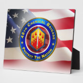 Plaque Photo 48e brigade chimique (Côté)