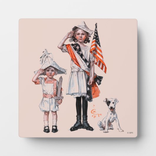 Plaque Photo 4 juillet (Devant)