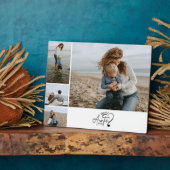 Plaque Photo 4 Personalized Best Aunt Photo Collage (Côté)