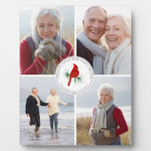 Plaque Photo 4 Photo Cardinal Hommage Mémorial (Devant)