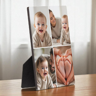 Plaque Photo 4 Photo Collage Mignonne Photo de Bébé Instagram