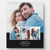 Plaque Photo 4 photos collage anniversaire de mariage  (Devant)
