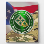 Plaque Photo 4e division d'infanterie (Devant)