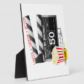 Plaque Photo 50e anniversaire Movie Thème (Côté)