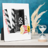 Plaque Photo 50e anniversaire Movie Thème (Côté)