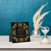 Plaque Photo 50e PRIEST Cabinet Anniversary Personalized (Insitu)