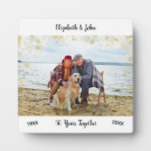 Plaque Photo 50th Wedding Anniversary Custom (Devant)