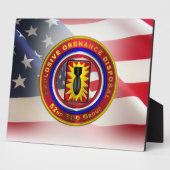 Plaque Photo 52e Groupe d'élimination des munitions explosives (Côté)