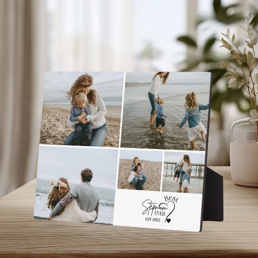 Plaque Photo 5 Best Stepmom Ever Custom Photo Collage