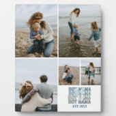 Plaque Photo 5 Boy Mama Custom Photo Collage (Devant)