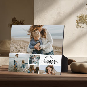 Plaque Photo 5 Collage de Photos Personnalisé Meilleure Maman E