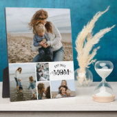 Plaque Photo 5 Custom Photo Collage Best Mom Ever  (Côté)