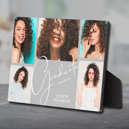 Plaque Photo 5 Gardiens de diplôme en gris photo