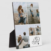 Plaque Photo 5 Personalized Best Aunt Photo Collage (Côté)