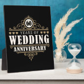 Plaque Photo 60e anniversaire du Mariage (Côté)