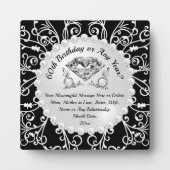 Plaque Photo 60e anniversaire Idées cadeaux bon marché, Son n'i (Devant)