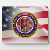 Plaque Photo 62e brigade Médicale (Devant)