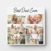Plaque Photo 6 Photo Collage Best Dad Ever Father's Day   (Devant)