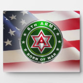 Plaque Photo 6e armée (Devant)