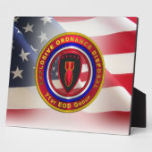 Plaque Photo 71e Groupe d'élimination des munitions explosives (Côté)