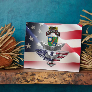 Plaque Photo 75e régiment de Rangers