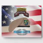 Plaque Photo 75e régiment de Rangers (Devant)