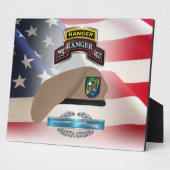 Plaque Photo 75e régiment de Rangers (Côté)