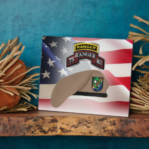 Plaque Photo 75e régiment de Rangers