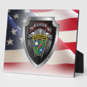 Plaque Photo 75e régiment de Rangers (Côté)
