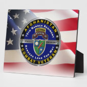 Plaque Photo 75e Régiment de Rangers Afghanistan Vétéran (Côté)