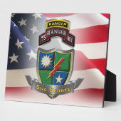 Plaque Photo 75th Ranger Regiment (Côté)