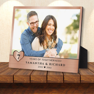 Plaque Photo 7 Ans De Mariage Couple Photo Anniversaire De Mari