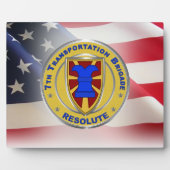 Plaque Photo 7e brigade des transports expéditionnaire (Devant)