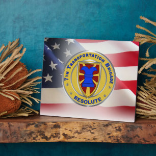 Plaque Photo 7e brigade des transports expéditionnaire