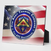 Plaque Photo 7e Commandement de l'instruction de l'Armée de ter (Côté)